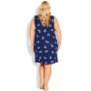 Women's Plus Size Summer Love Chemise - Leopard Heart | AVENUE