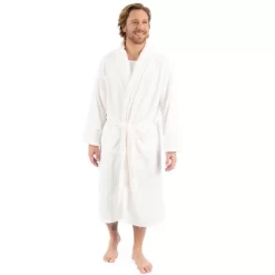 Leveret Mens Fleece Robe