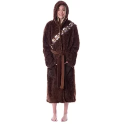 Star Wars Adult Unisex Chewbacca Costume Plush Fleece Robe Bathrobe Brown -Cozy Nights Sales Store GUEST 3f211886 0c0b 4d08 835f 3bc3497f13ea