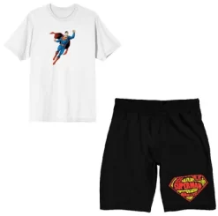 Superman Hero In Flight Men's Short Sleeve Shirt & Sleep Shorts Set -Cozy Nights Sales Store GUEST 3f815c59 e503 4e64 92df 7c12eac1f7fa