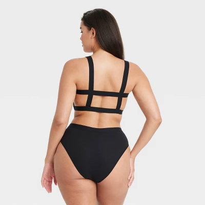 Women's Cotton Rib Cage Back Bralette - Colsie™ 4 Women's Cotton Rib Cage Back Bralette - Colsie™ - Image 4