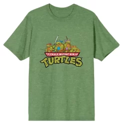 Teenage Mutant Ninja Turtles TMNT Classic Retro Cartoon Characters Men's Short Sleeve Shirt & Sleep Pants Set