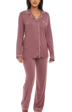 Women's Soft Knit Jersey Pajamas Lounge Set, Long Sleeve Top And Pants With Pockets 24 Women's Soft Knit Jersey Pajamas Lounge Set, Long Sleeve Top And Pants With Pockets -Cozy Nights Sales Store GUEST 3ff74e15 5965 4fbb 9e9b 0e34250ef36c