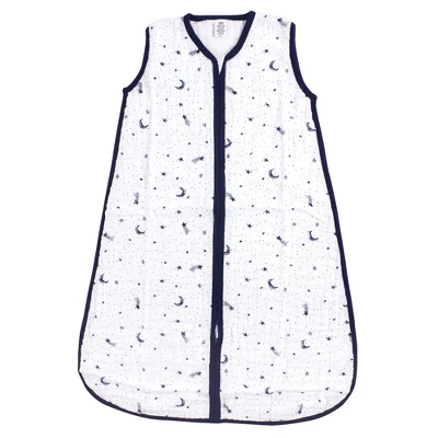 Yoga Sprout Baby Sleeveless Muslin Cotton Sleeping Bag, Sack, Blanket, Moon 1 Yoga Sprout Baby Sleeveless Muslin Cotton Sleeping Bag, Sack, Blanket, Moon