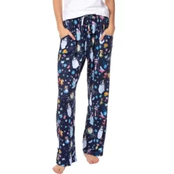 Disney Womens' Princess Cinderella Bibbidi-Bobbidi-Boo Sleep Pajama Pants Black -Cozy Nights Sales Store GUEST 420b01d0 e433 43e3 b344 5a9c44841e1b