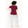 Women's Plus Size Let Me Sleep Set - Berry | EVANS