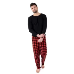 Leveret Mens Cotton Top Fleece Pant Pajamas -Cozy Nights Sales Store GUEST 43867133 f8d6 4272 8cd5 149f3157546e