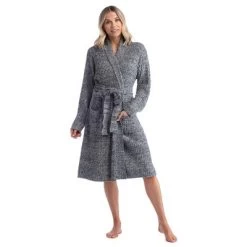 Softies Heathered Marshmallow 38" Wrap Robe -Cozy Nights Sales Store GUEST 44f0ef49 39c0 46b2 8c8d 49091443489e 1