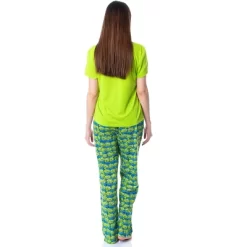 Disney Womens' Toy Story Movie Aliens Character Sleep Pajama Set Multicolored