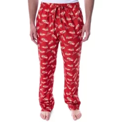 Disney Men's Cars Lightning McQueen Allover Character Sleep Pajama Pants Red -Cozy Nights Sales Store GUEST 46c57ca9 ced8 458f 8d33 1bb88ef359e3
