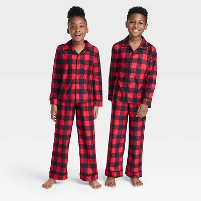 Kids' Buffalo Check Matching Family Pajama Set - Wondershop™ Red 5 Kids' Buffalo Check Matching Family Pajama Set - Wondershop™ Red - Image 5