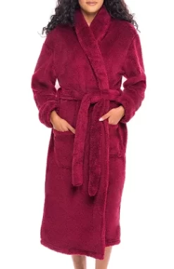 Women's Fuzzy Plush Fleece Winter Robe, Warm Soft Bathrobe For Her -Cozy Nights Sales Store GUEST 4873746b 0eb4 4595 a2d1 0278bbd01a3a