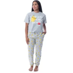 Pokemon Womens' Pika Pika Pikachu Poke Ball Sleep Pajama Jogger Set -Cozy Nights Sales Store GUEST 48a56a95 8de4 4473 9e03 dd0e94f25e86