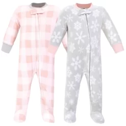 Hudson Baby Infant Girl Fleece Zipper Sleep And Play 2pk, Gray Pink Snowflake 5 Hudson Baby Infant Girl Fleece Zipper Sleep And Play 2pk, Gray Pink Snowflake -Cozy Nights Sales Store GUEST 48e67a52 1096 4675 b402 140c720440eb