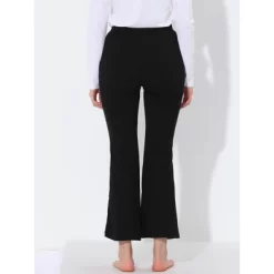 Cheibear Womens Bottoms Sleepwear Knit Casual Trousers Ankle Wide Leg Lounge Pants 7 Cheibear Womens Bottoms Sleepwear Knit Casual Trousers Ankle Wide Leg Lounge Pants -Cozy Nights Sales Store GUEST 4a12d4d6 8db5 442b 82a2 527a1c2bc94c