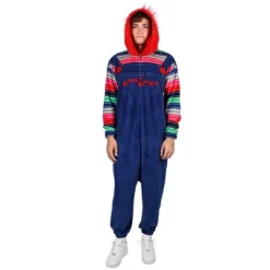 Chucky Men's Cosplay Hooded Kigurumi Halloween Union Suit With Zipper Pull -Cozy Nights Sales Store GUEST 4b3bc360 8534 43f3 a686 1b9169b6d7ae
