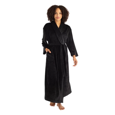 Softies Women's 48" Feather Velour Shawl Collar Robe 7 Softies Women's 48" Feather Velour Shawl Collar Robe - Image 7