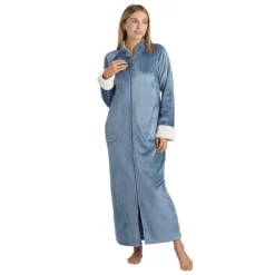 Softies Plush Mandarin Collar Zip Robe 10 Softies Plush Mandarin Collar Zip Robe -Cozy Nights Sales Store GUEST 4b69328c 9c64 43e6 a324 cad098ded8e3