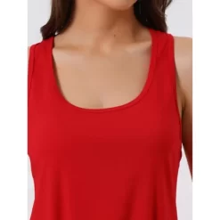 Cheibear Women's Tank Racerback Sleeveless Nightgown -Cozy Nights Sales Store GUEST 4d956067 bc09 48a5 96c7 c46220b0a60c