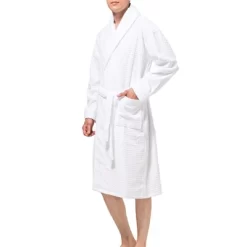 Alpine Swiss Dario Mens Luxury Waffle Knit Cotton Bathrobe Shawl Collar Hotel Spa Robe -Cozy Nights Sales Store GUEST 4da0e428 edef 4305 ad83 4f56ef97c044