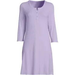 Lands' End Women's Pointelle Rib 3/4 Sleeve Knee Length Nightgown 8 Lands' End Women's Pointelle Rib 3/4 Sleeve Knee Length Nightgown -Cozy Nights Sales Store GUEST 4f0d7cf9 c4d7 4d8b af2b 4ab5bc5b1955