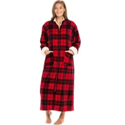 Women's Zip Up Fleece Robe, Soft Warm Plush Oversized Zipper Bathrobe -Cozy Nights Sales Store GUEST 4f0d9969 3279 47d1 8f63 823678e81820