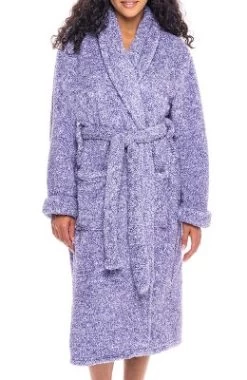 Women's Fuzzy Plush Fleece Winter Robe, Warm Soft Bathrobe For Her -Cozy Nights Sales Store GUEST 5153b334 8ea0 4f0d a5d5 af21d843efcf