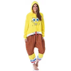 Nickelodeon Mens' SpongeBob SquarePants Costume Sleep Pajama Union Suit Yellow -Cozy Nights Sales Store GUEST 53022768 8556 4369 ad21 9f6e8bbd9a0f