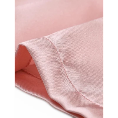 Cheibear Women's Wide-leg Elastic Waist Long Pants 2 Pieces Sleep Pants Set 4 Cheibear Women's Wide-leg Elastic Waist Long Pants 2 Pieces Sleep Pants Set - Image 4