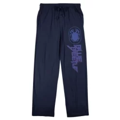 DC COMICS Blue Beetle Scarab Logo Men's Navy Sleep Pajama Pants -Cozy Nights Sales Store GUEST 5344d686 11eb 4578 8e0e 15f3862500f8