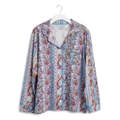 Vera Bradley Long-Sleeved Button Pajama Top -Cozy Nights Sales Store GUEST 549b2668 e279 4a9a 96a9 ec6a528b8f34
