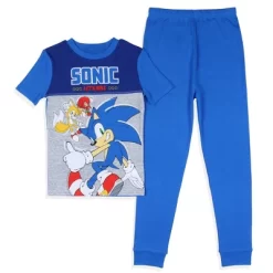 Sonic The Hedgehog Let's Roll Video Game Kids Cotton Pajama Set -Cozy Nights Sales Store GUEST 54f81b96 2f93 403b aec0 21aee71562f9