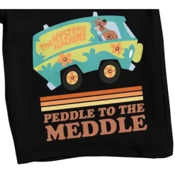 Scooby-Doo Scooby Doo Mystery Machine Men's Black Sleep Pajama Shorts
