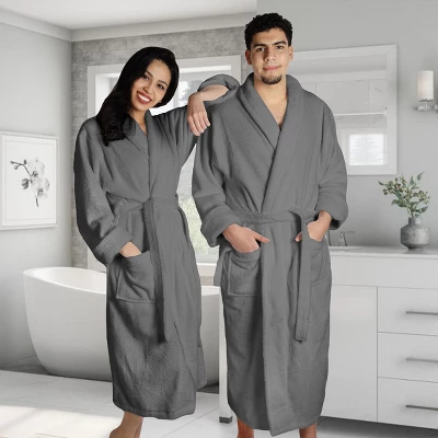 Women's Ultra-Absorbent Cotton Bathrobe By Blue Nile Mills 6 Women's Ultra-Absorbent Cotton Bathrobe By Blue Nile Mills - Image 6