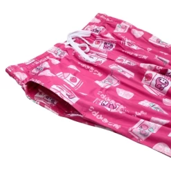 SANRIO My Melody Strawberry Milk Cartons And Juice Boxes Women's Sleep Pajama Pants
