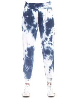 Women's Tie Dye Harem Pants With Pockets - White Mark -Cozy Nights Sales Store GUEST 5839368d 571a 42ff 926b 57c03c1cda2b