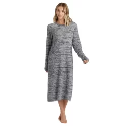 Softies Heathered Marshmallow 42" Crew Neck Lounge Dress With Pockets -Cozy Nights Sales Store GUEST 58bc85a0 57b9 41c2 9efe 572c736fe56a