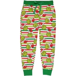 Dr. Seuss Womens' The Grinch Who Stole Christmas New Nice Lounge Pajama Sets -Cozy Nights Sales Store GUEST 58ce976d eb54 409e 893a e01b5cbbb1a8