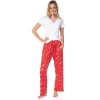 DC Comics Womens' Wonder Woman Classic Character Symbol Pajama Pants Red