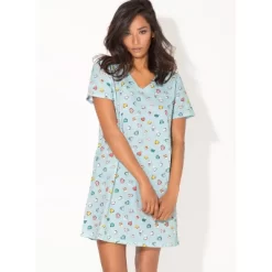 Smart & Sexy Women's Oversized Graphic V-Neck Sleep Shirt -Cozy Nights Sales Store GUEST 5962b40e 7036 4835 b5e3 1d5732282459