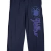 DC COMICS Blue Beetle Scarab Logo Men's Navy Sleep Pajama Pants