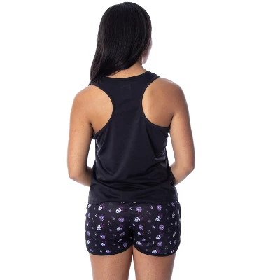 Disney Villains Women's Evil Queen Not Impressed Tank Short Pajama Set Black 4 Disney Villains Women's Evil Queen Not Impressed Tank Short Pajama Set Black - Image 4