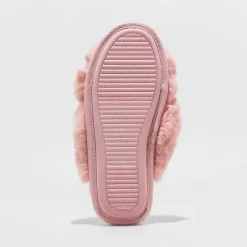 Women's Paris Crossband Faux Fur Slippers - Stars Above™ -Cozy Nights Sales Store GUEST 5990580c b548 4339 b6ac 86dde682a1fc