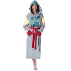 Star Wars Adult Boba Fett Bounty Hunter Fleece Robe Bathrobe For Men Women Multi -Cozy Nights Sales Store GUEST 59c2f466 0f36 457f a6fa eea009864f24
