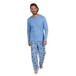 Leveret Mens Cotton Top Fleece Pant Pajamas -Cozy Nights Sales Store GUEST 5a8a825b 949e 41f1 a33d 0baad38a6970