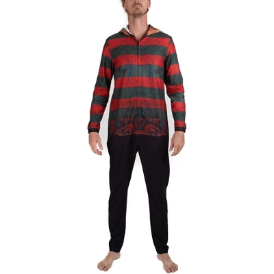 Nightmare On Elm Street Unisex Adult Freddy Krueger Union Suit Pajama Unisex 3 Nightmare On Elm Street Unisex Adult Freddy Krueger Union Suit Pajama Unisex - Image 3