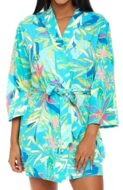 Women's Soft Cotton Knit Jersey Lounge Robe With Pockets, Short Bathrobe -Cozy Nights Sales Store GUEST 5cfaa827 c1b3 4dc2 a157 bb90b830606b