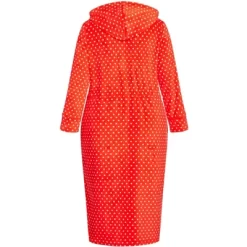 Women's Plus Size Zip Spot Robe - Red | AVENUE -Cozy Nights Sales Store GUEST 5ea3e9e7 53d5 4a28 91d1 1bb22983f229