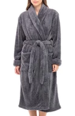 Women's Fuzzy Plush Fleece Winter Robe, Warm Soft Bathrobe For Her -Cozy Nights Sales Store GUEST 5f53e5c5 4cfc 4353 9a9d 0d47e4ae827a