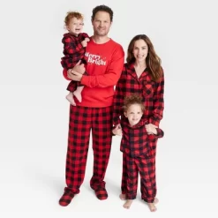 Adult Buffalo Check Matching Family Robe - Wondershop™ Red -Cozy Nights Sales Store GUEST 5f5f25b1 2e78 46de 883f 926583c529ce 2